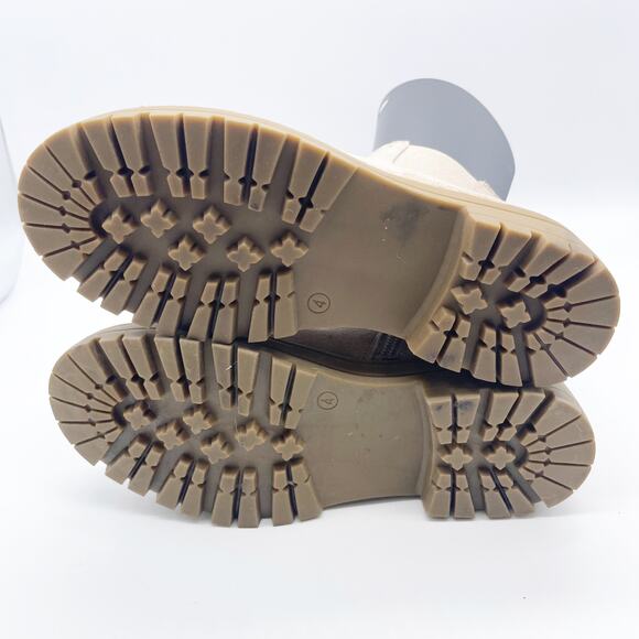 Nordstrom Girl's Noraissa Fab 4M Sand Suede Chelsea Boots Size 4 M - Picture 10 of 10